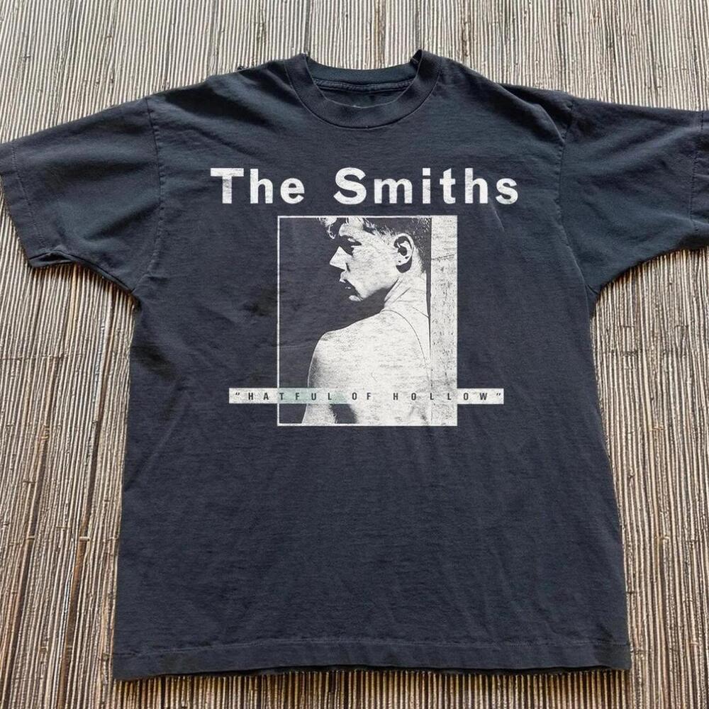 Gildan Men Black T-Shirt, The Smiths Black Band Tee